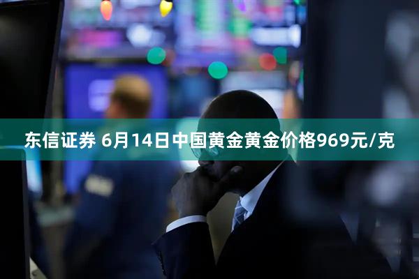 东信证券 6月14日中国黄金黄金价格969元/克