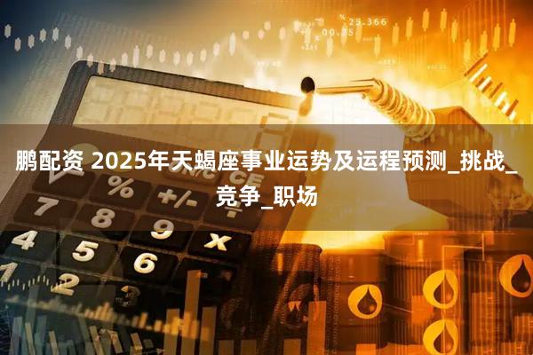 鹏配资 2025年天蝎座事业运势及运程预测_挑战_竞争_职场