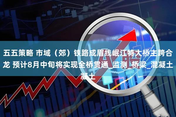 五五策略 市域（郊）铁路成眉线岷江特大桥主跨合龙 预计8月中旬将实现全桥贯通_监测_桥梁_混凝土