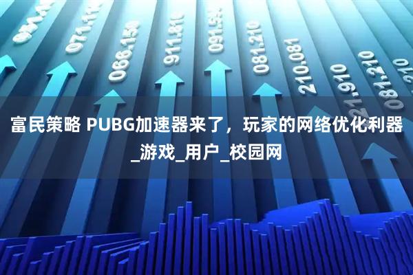 富民策略 PUBG加速器来了,玩家的网络优化利器_游戏_用户_校园网